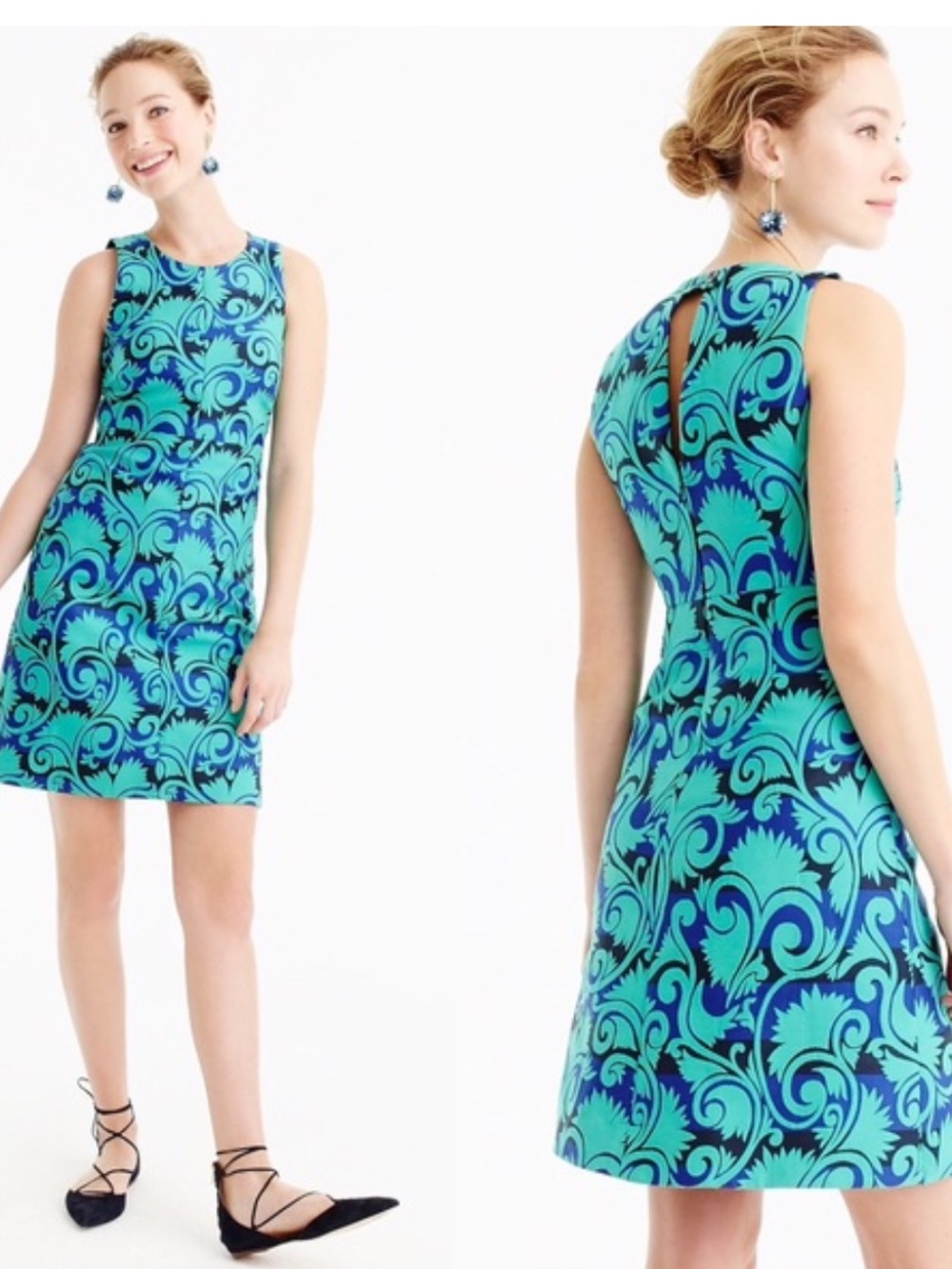 J Crew Vineyard Jacquard Dress